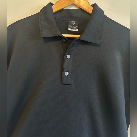 VTG Nike Golf Sphere Dry 1/4 Button Up Polo Shirt Men’s L Embroidered Logo Black - Picture 6 of 11
